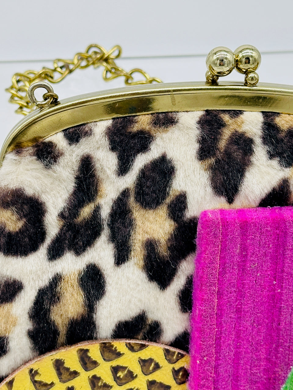 "A Dog Named Leopard Spot" Upcycled Vintage Handbag