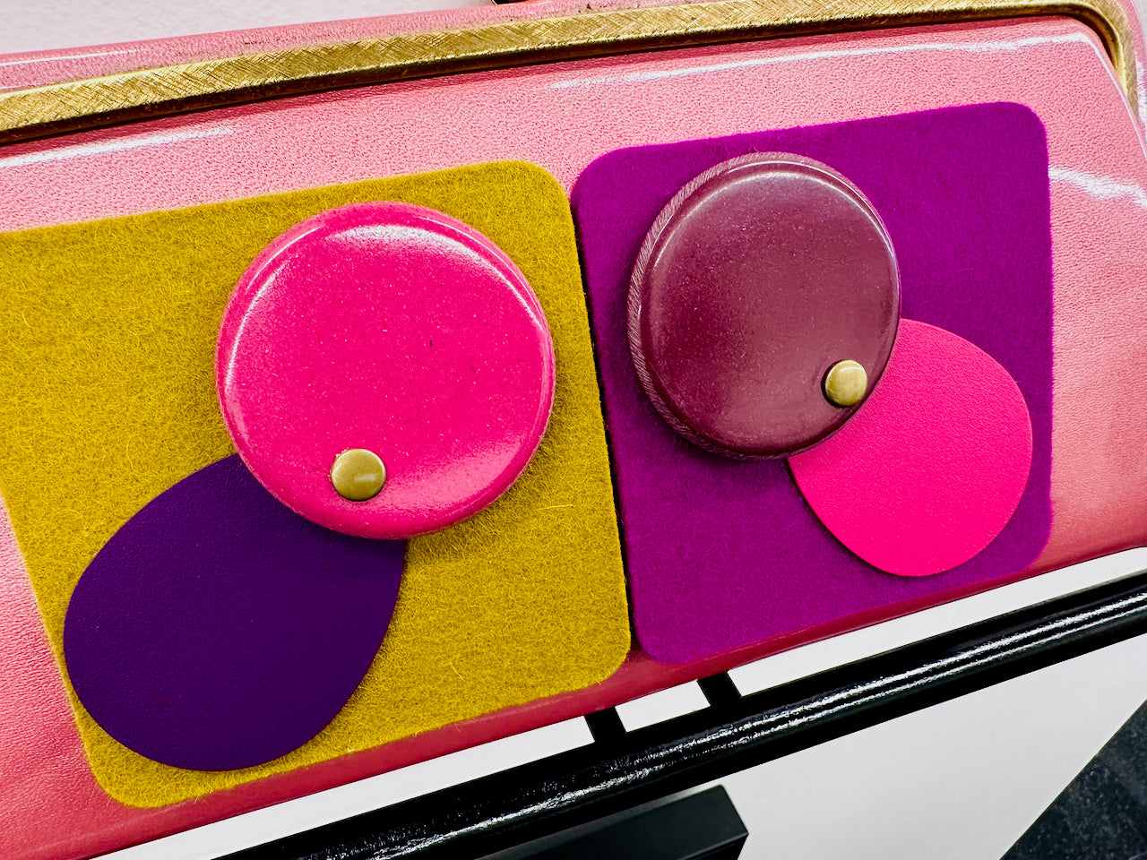 Pink Mod Clutch