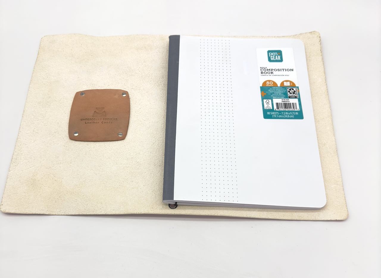 interior replaceable paper notebook insert
