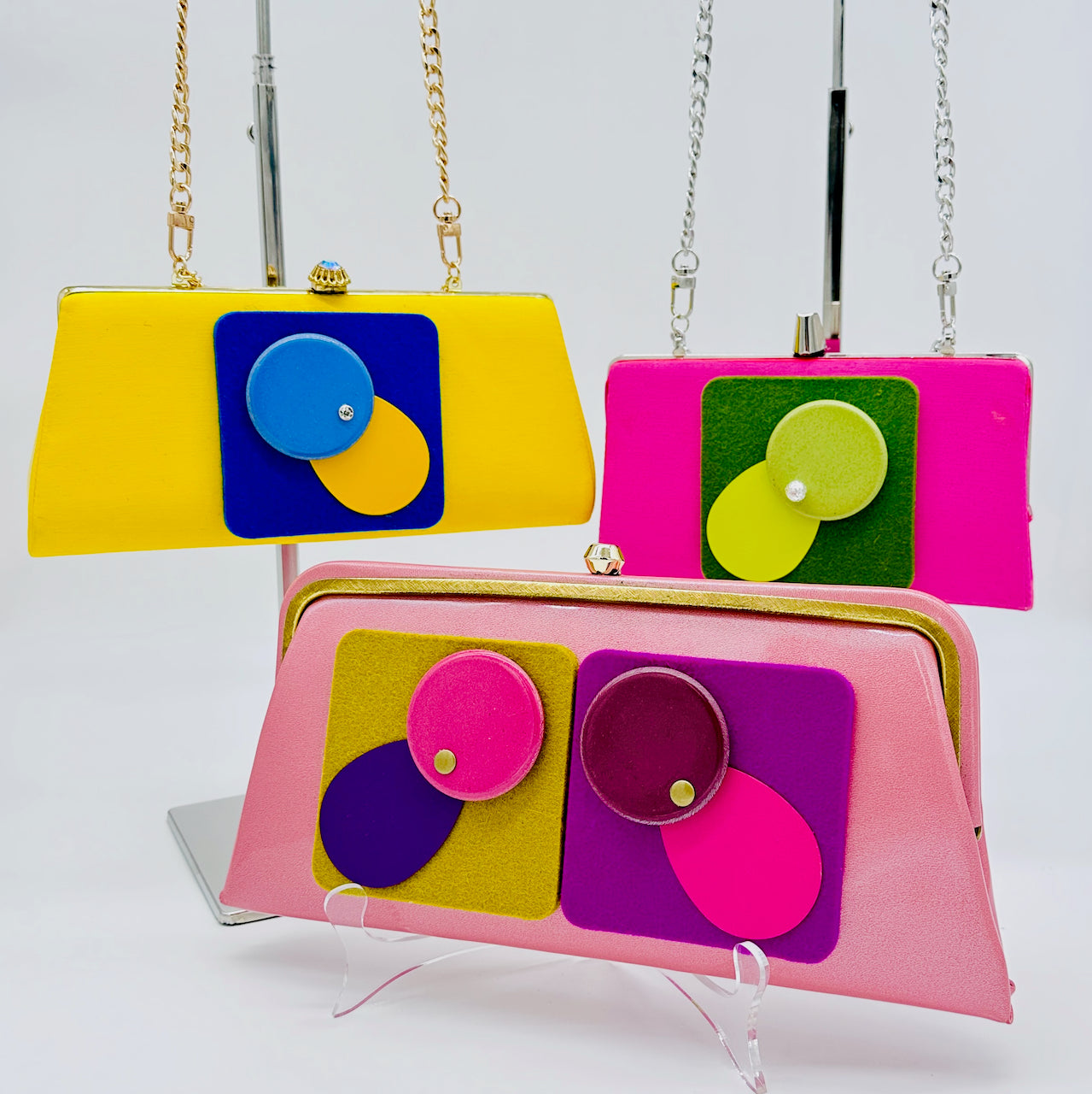 Pink Mod Clutch
