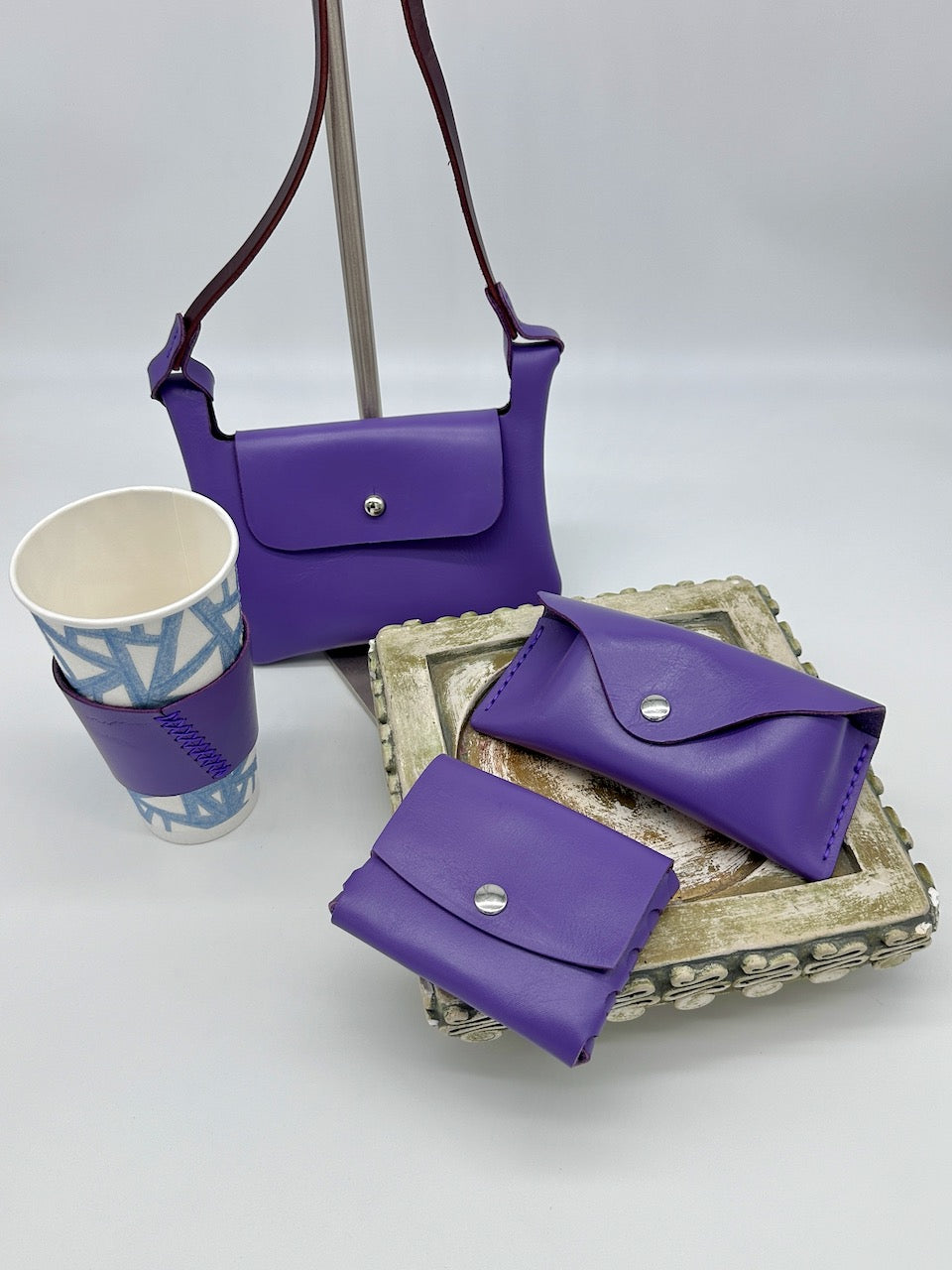 "The Cash Cache" Wallet in Purple