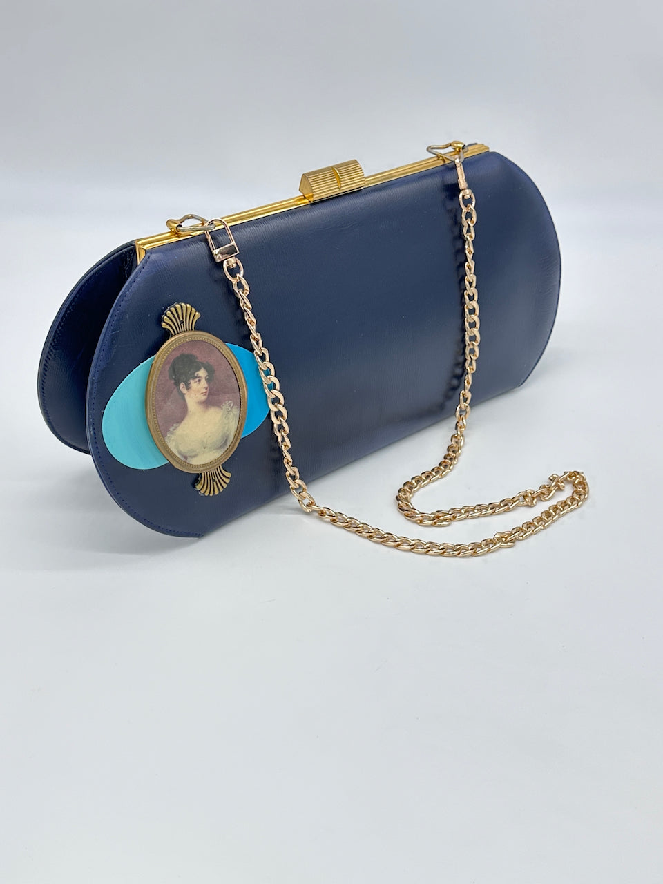 "The Navy Wife" Upcycled Vintage Purse