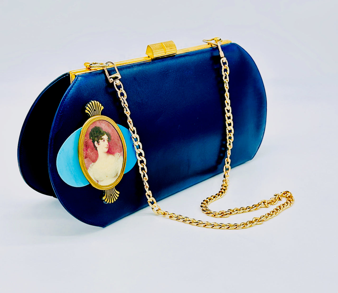 "The Navy Wife" Upcycled Vintage Purse