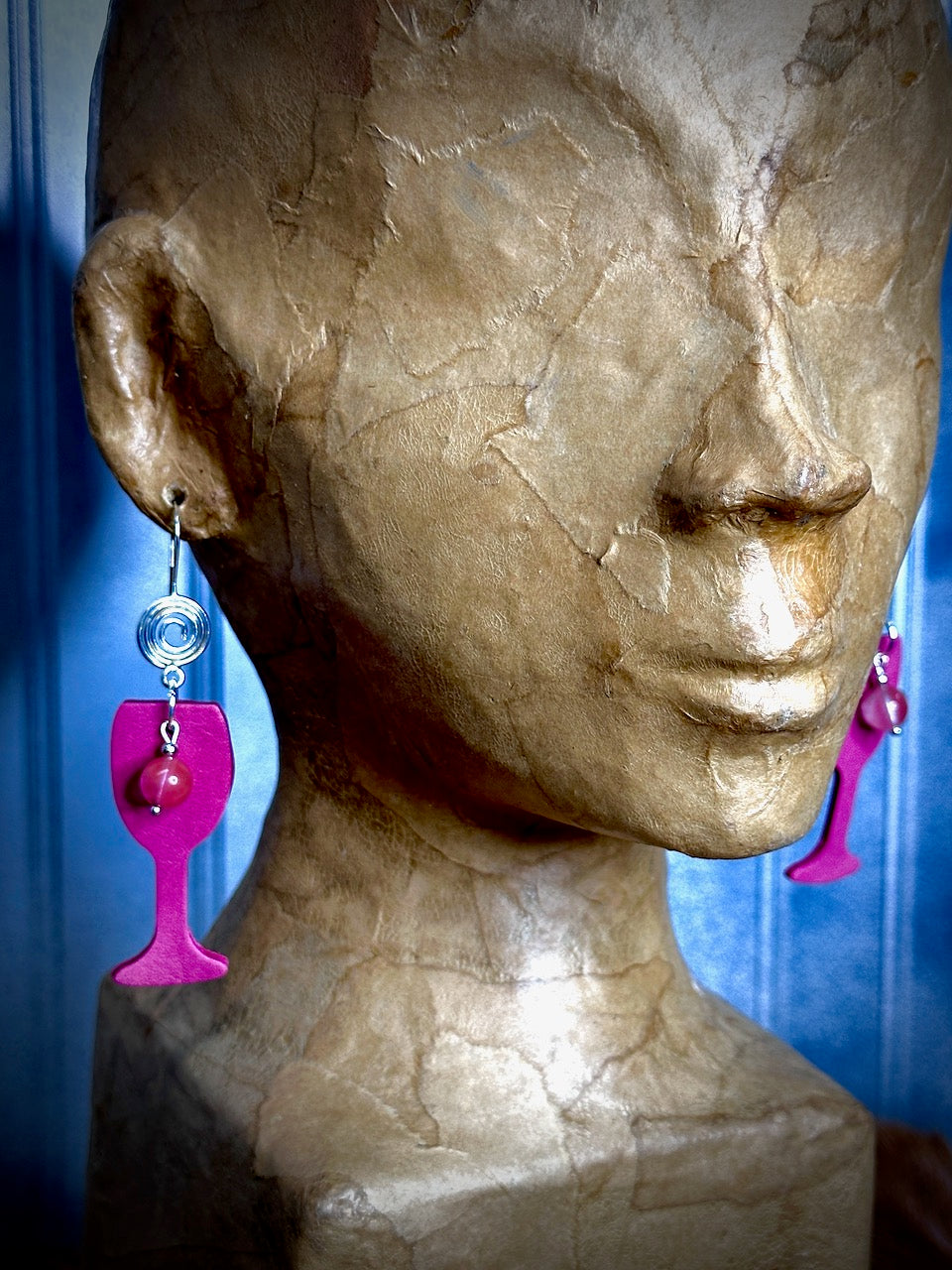 "Drink Pink" Earrings