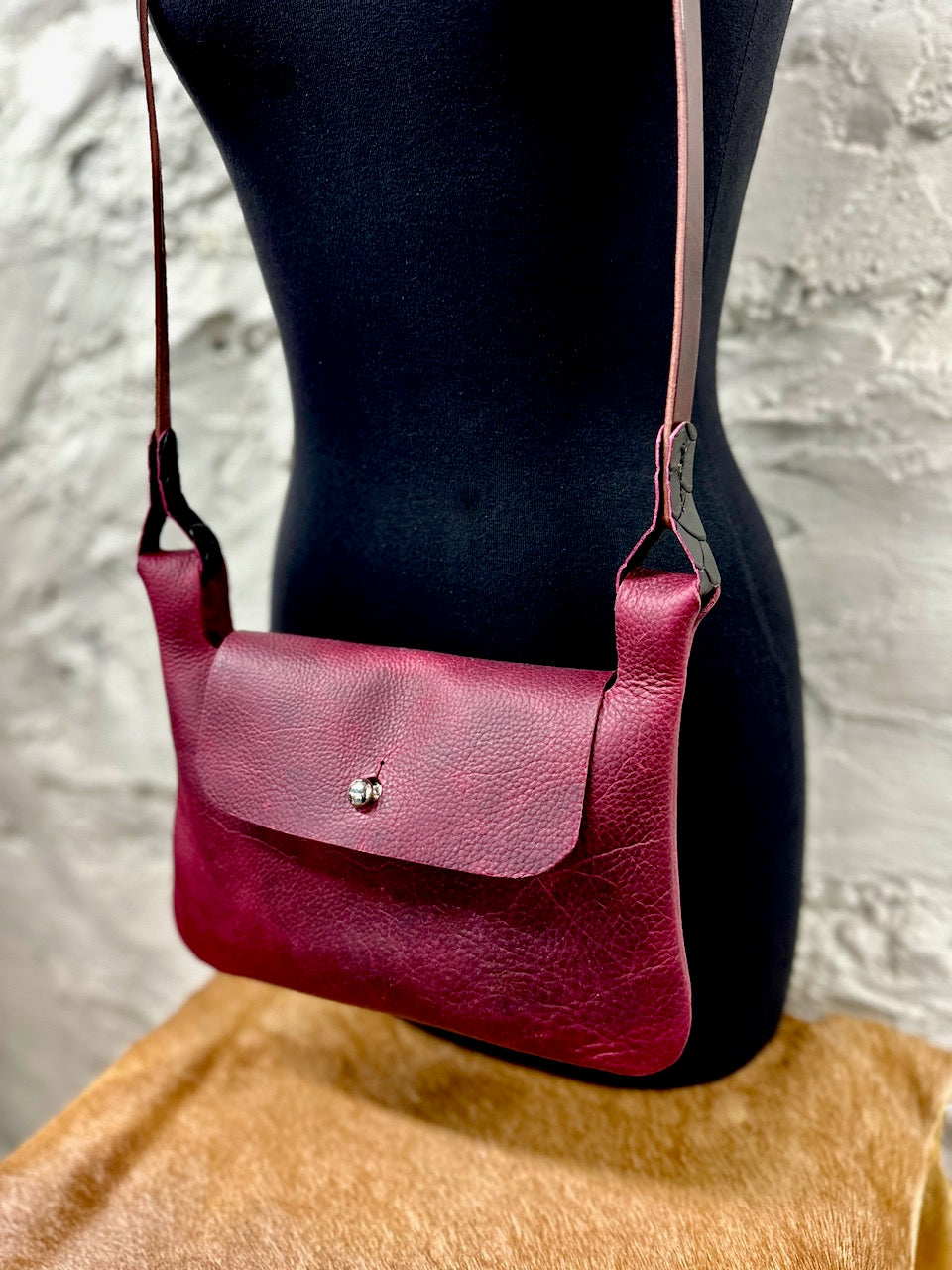 Burgundy Shabam Crossbody