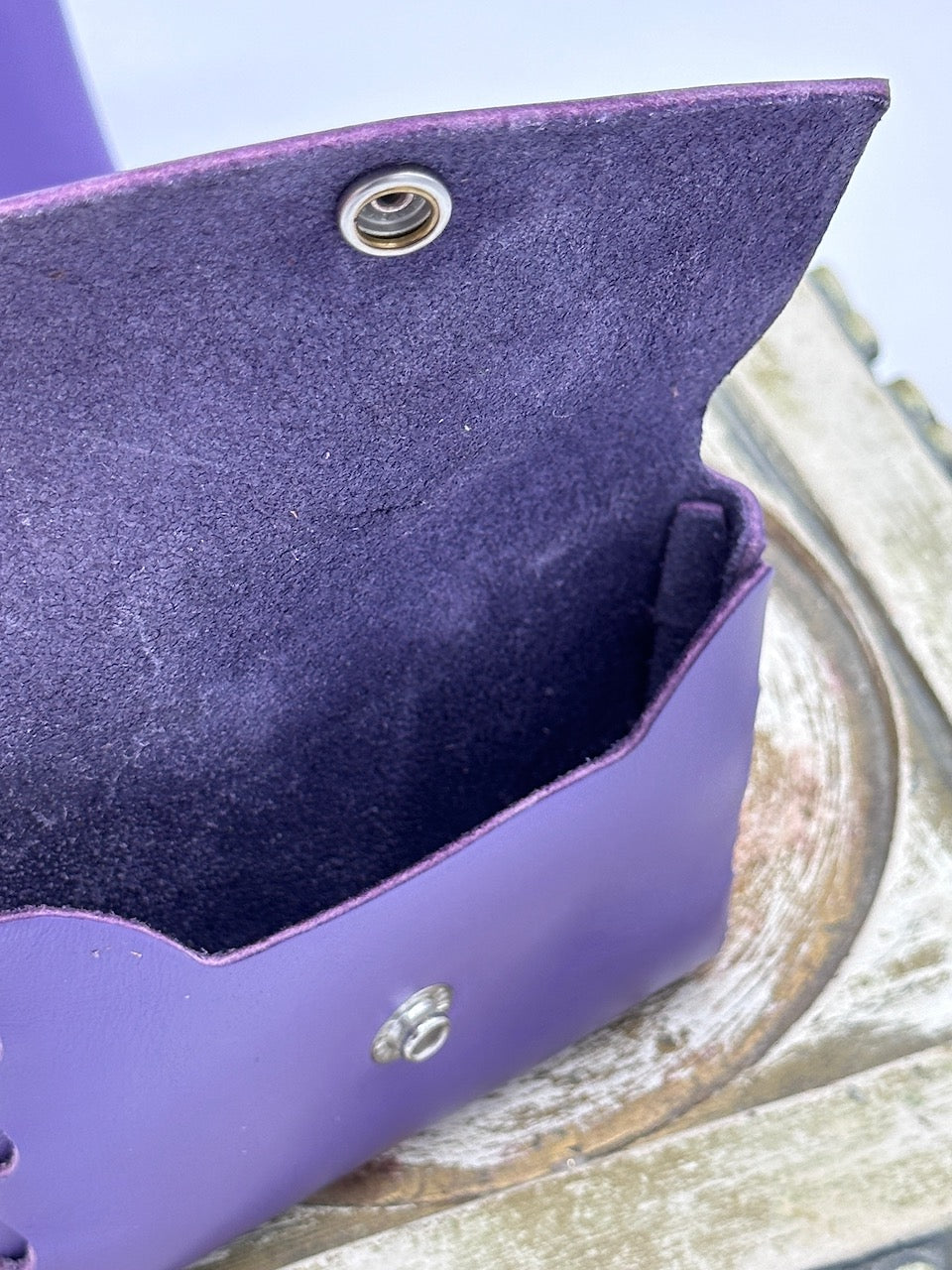 "The Cash Cache" Wallet in Purple