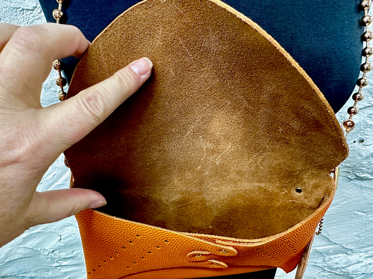 "The Wholey Chic!" Cross Body in Orange
