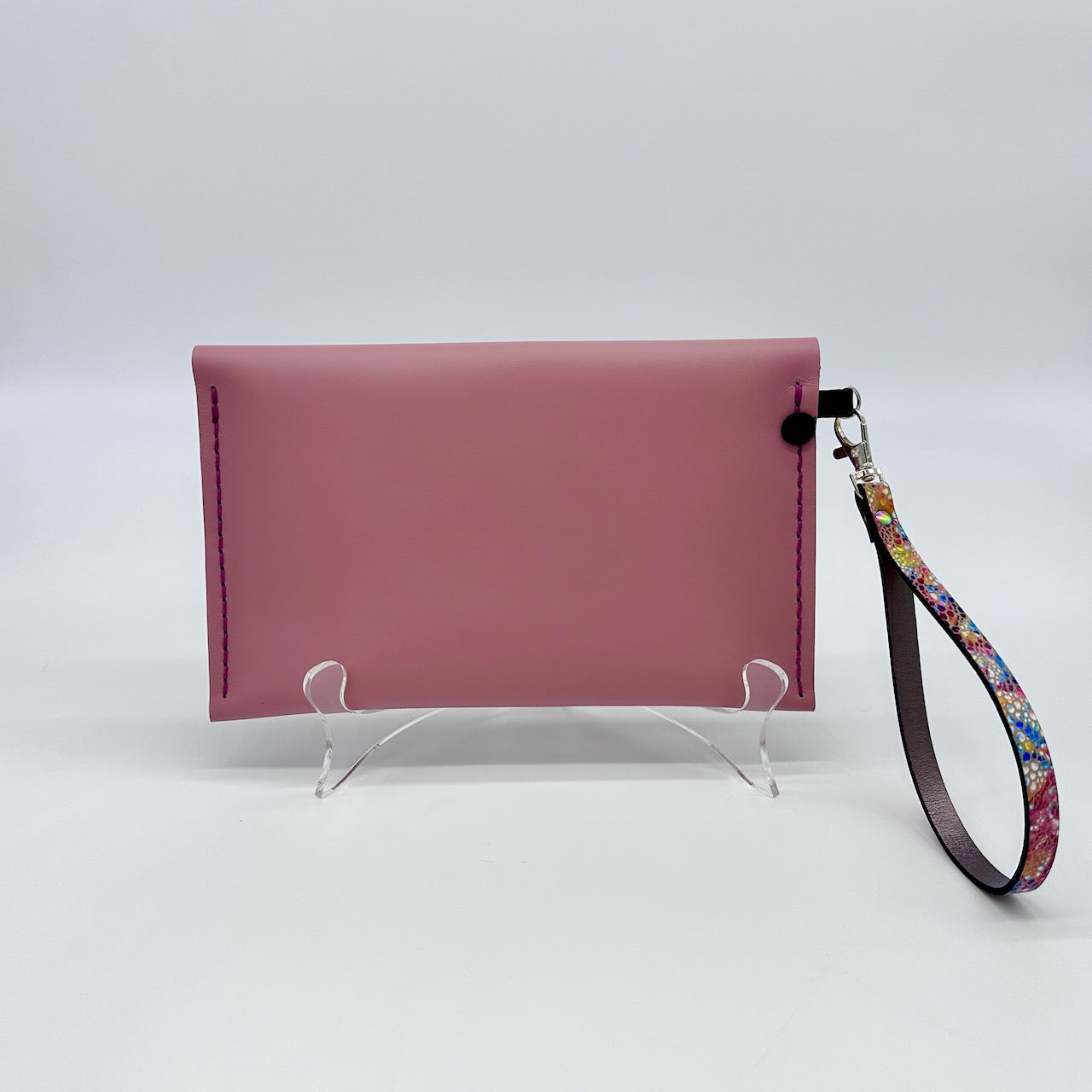 "Pop of Color Wristlet" in Pink