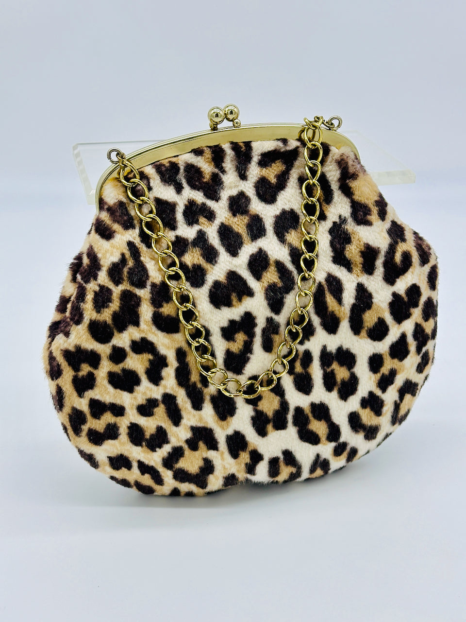 "A Dog Named Leopard Spot" Upcycled Vintage Handbag
