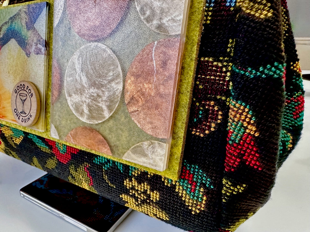 "The Hummingbird" Upcycled Vintage Purse