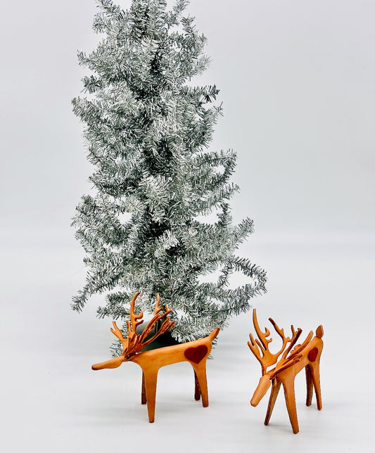 Elkhart Reindeer Leather Figurine